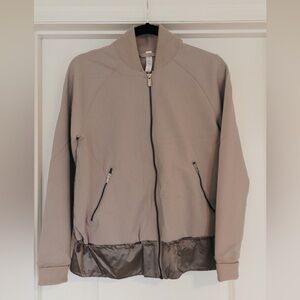 lululemon athletica Taupe Bomber Jacket
